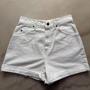 Vintage 90s Levi’s 954 High Waisted Size 9 Mom Shorts Orange Tab